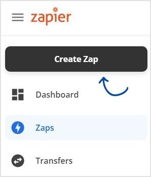 Click on Create Zap