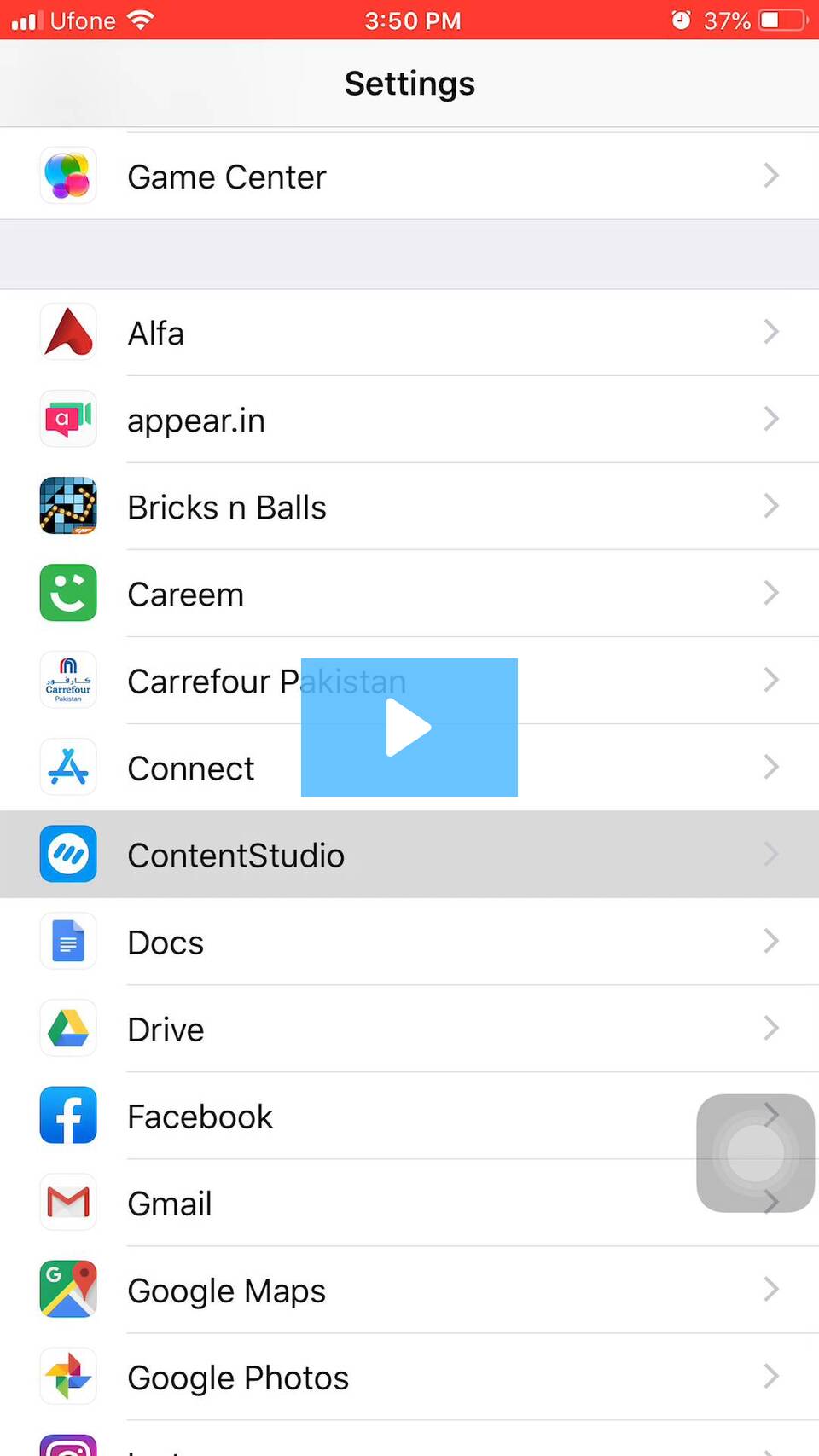 Instagram Device Registration Video